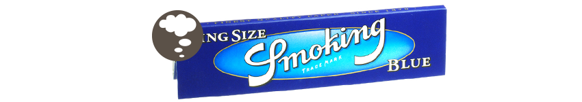 BLÄTTCHEN SMOKING BLUE KING SIZE